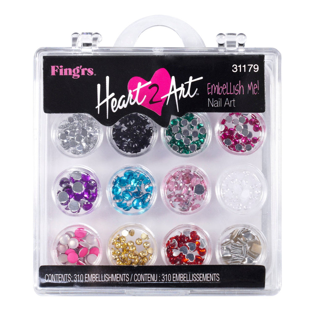 Fingrs Heart 2 Art Nail Art Embellishments - ikatehouse