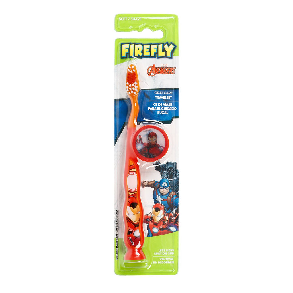 Firefly Marvel Avengers Oral Care Travel Kit Iron Man Toothbrush - ikatehouse