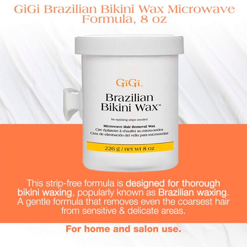 Gigi Brazilian Bikini Microwave Wax 8oz/ 226g - ikatehouse