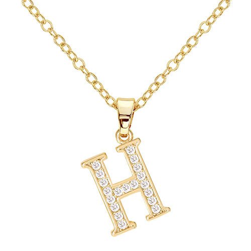 Gold Initial Necklace - ikatehouse