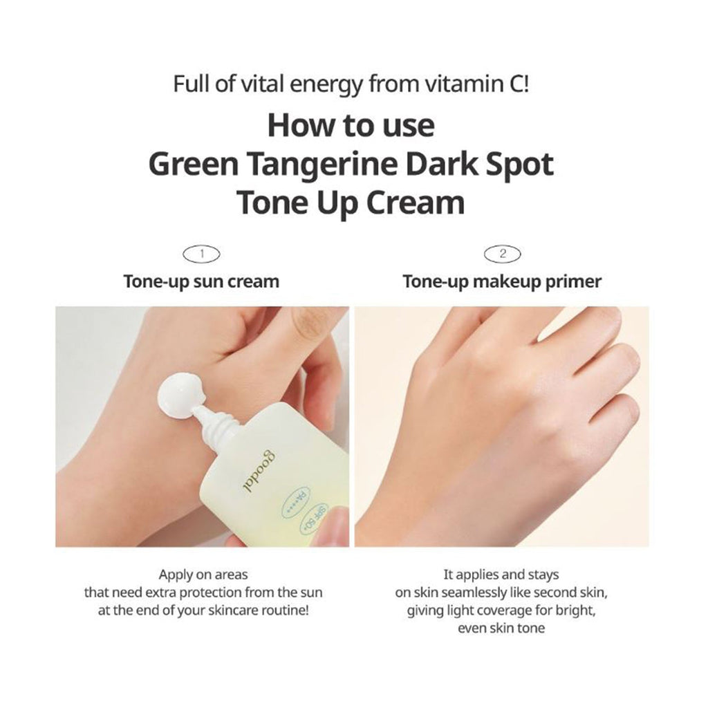 Goodal Green Tangerine Vita-C Spot Tone Up Cream 1.69oz/ 50ml - ikatehouse