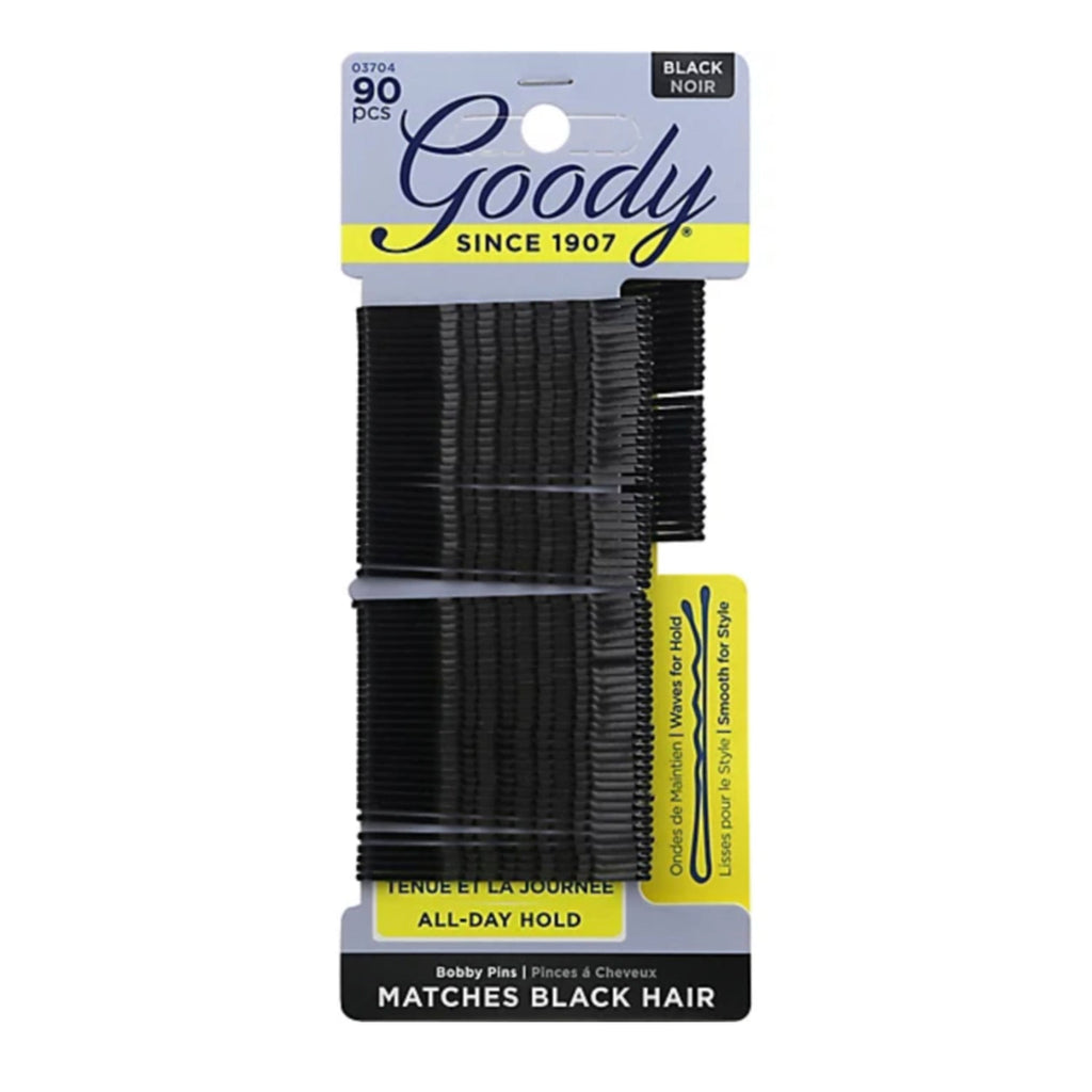 Goody Bobby Pins Black 90pcs - ikatehouse