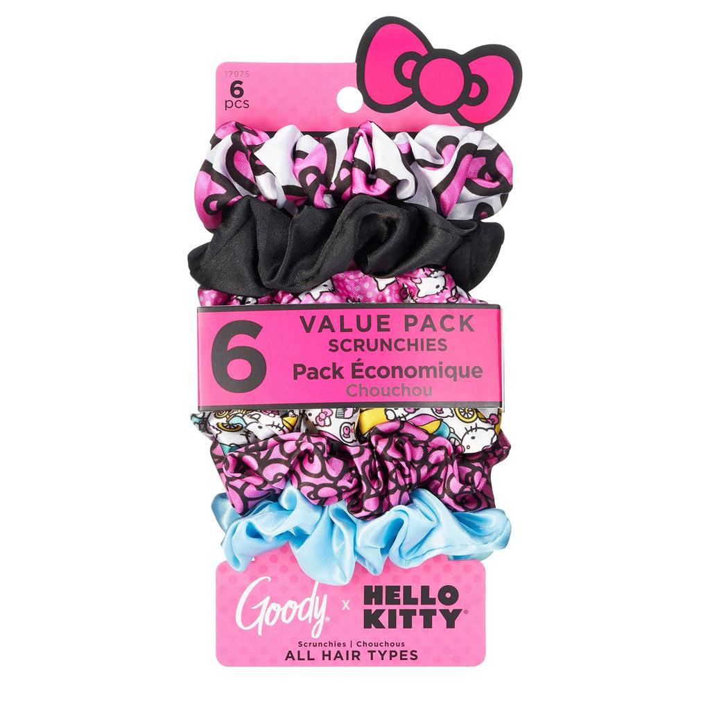 Goody Hello Kitty Scrunchies 6pcs - ikatehouse