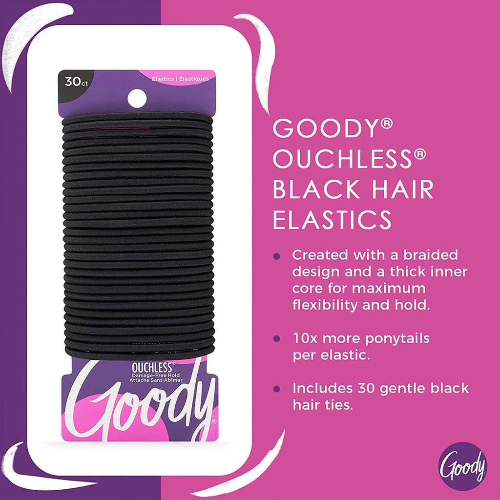 Goody Ouchless Damage Free Hold Elastics 30ct - ikatehouse