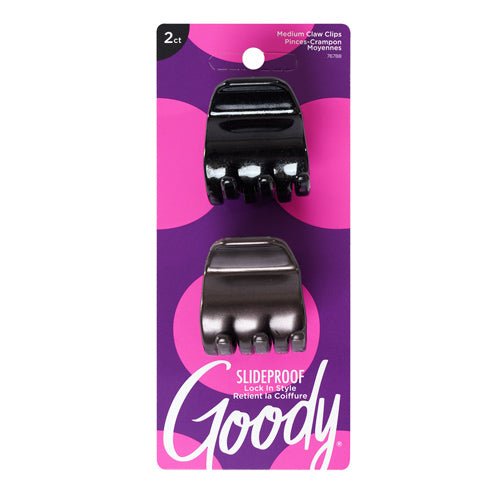 Goody Slide Proof Claw Clip Medium 2pcs - ikatehouse