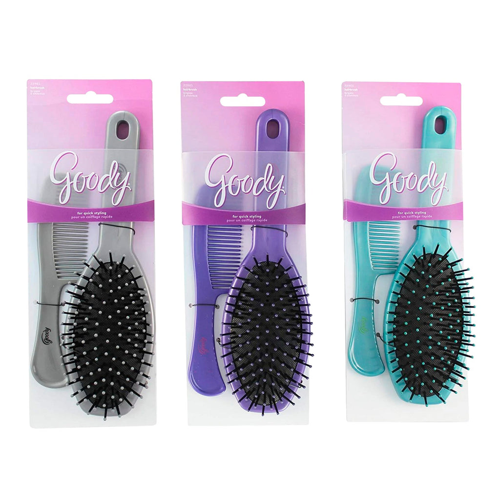 Goody Styling Quick Styling Cushion Brush & Comb Set - ikatehouse