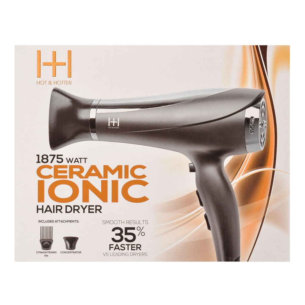 Hot & Hotter 1875 Watt Ceramic Ionic 5903 Hair Dryer - ikatehouse