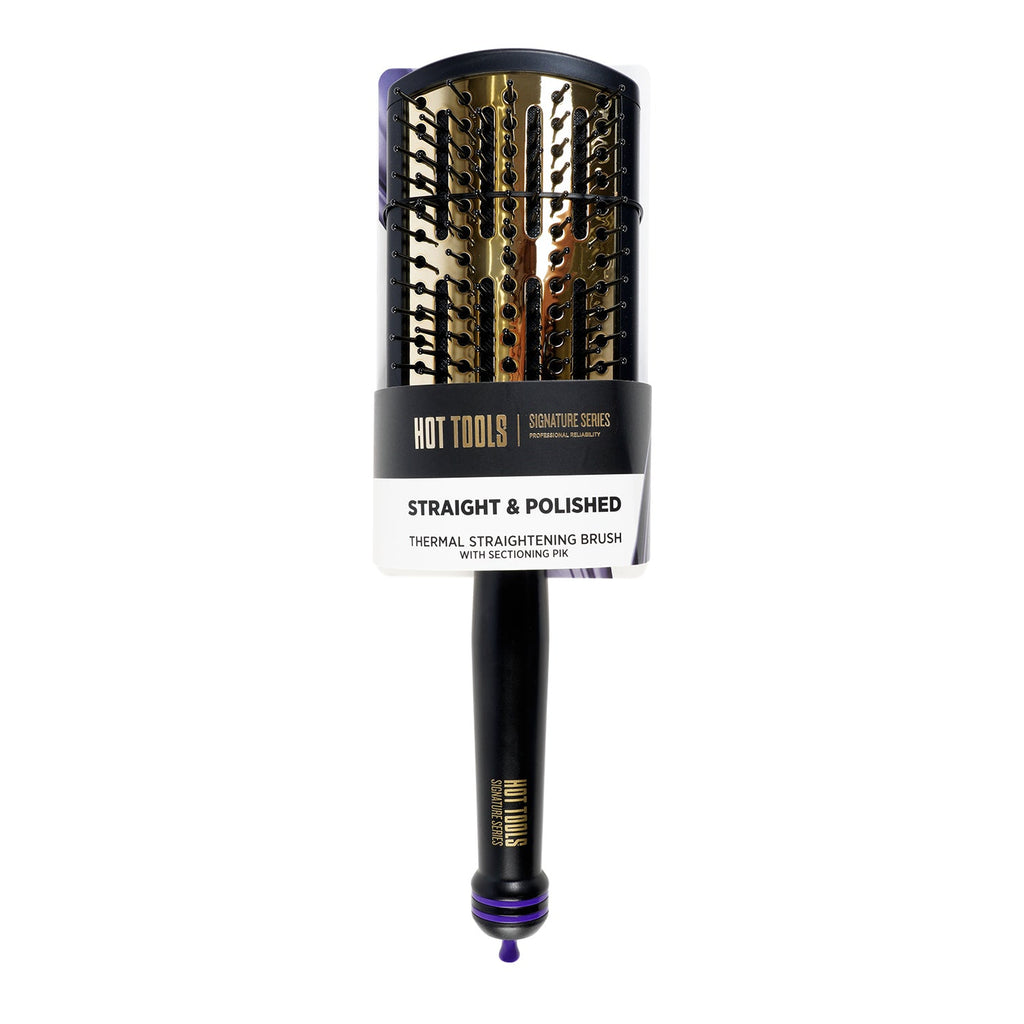 Hot Tools Signature Series Gold Thermal Straightening Paddle Brush - ikatehouse