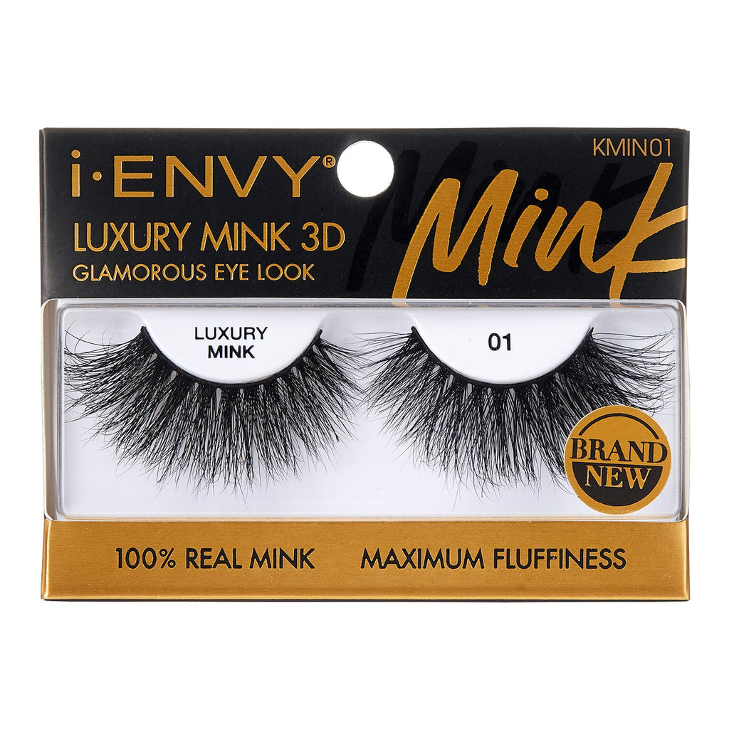 i Envy 100% Real Luxury Mink 3D Multi-Angle Curl Maximum Fluffiness Eyelashes - ikatehouse