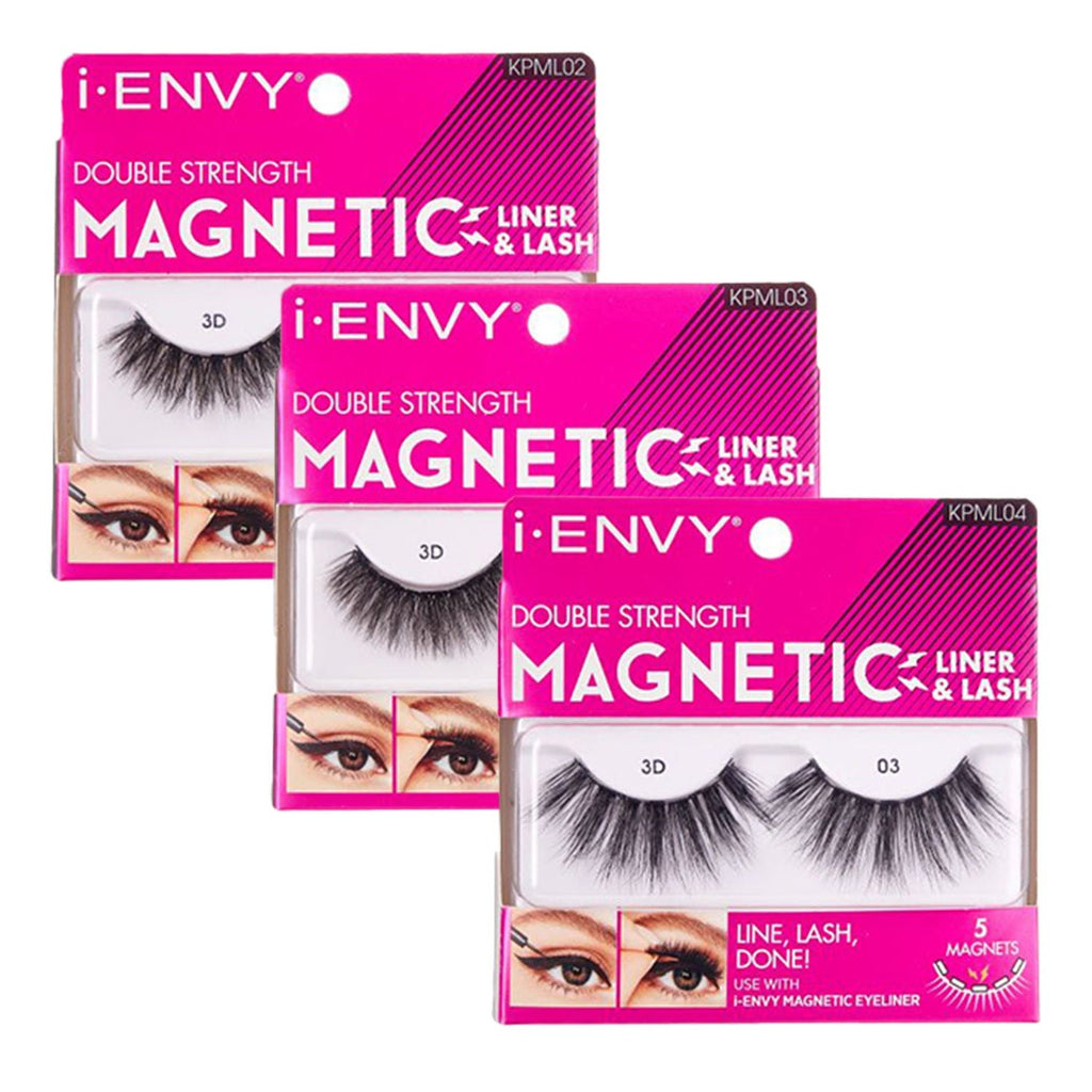 i ENVY Magnetic Eyelash Double Strength 5 Magnets - ikatehouse