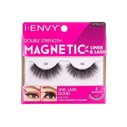 i ENVY Magnetic Eyelash Double Strength 5 Magnets - ikatehouse