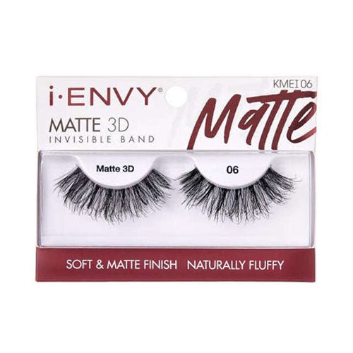 i ENVY Matte 3D Invisible Band Soft and Matte Finish Naturally Fluffy Eyelashes - ikatehouse