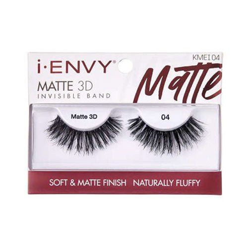 i ENVY Matte 3D Invisible Band Soft and Matte Finish Naturally Fluffy Eyelashes - ikatehouse