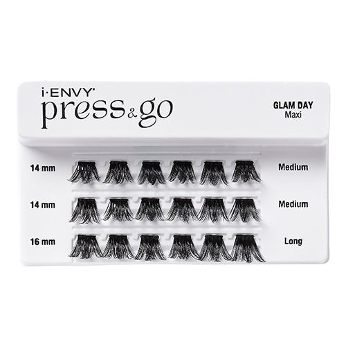 i Envy Press N Go Press-On Clusters Glam Day Eyelash - ikatehouse