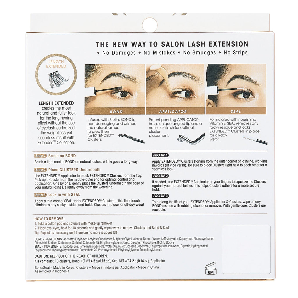 i Envy Vluxe Extended Collection Eyelashes Extended Kit - ikatehouse