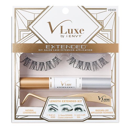 i Envy Vluxe Extended Collection Eyelashes Extended Kit - ikatehouse