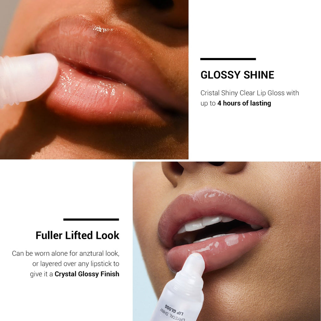 Instant Fab Crystal Shiny Clear Lip Gloss 14ml/ 0.47oz - ikatehouse