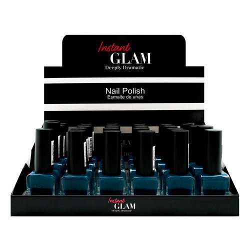 Instant Glam Deeply Dramatic Nail Polish Display 24pcs Set - ikatehouse