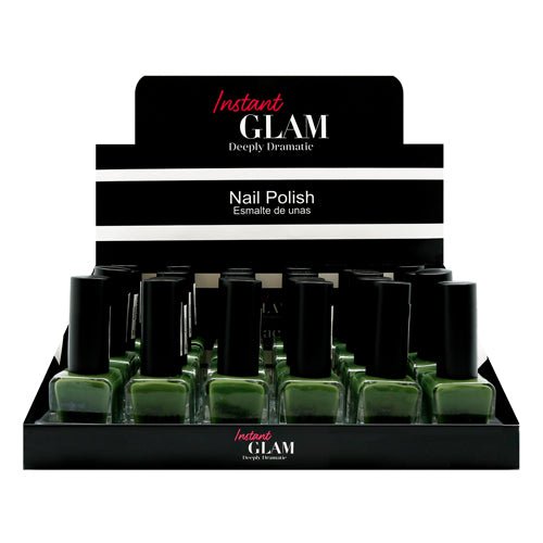 Instant Glam Deeply Dramatic Nail Polish Display 24pcs Set - ikatehouse