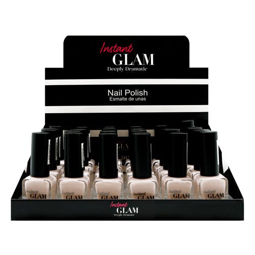 Instant Glam Deeply Dramatic Nail Polish Display 24pcs Set - ikatehouse