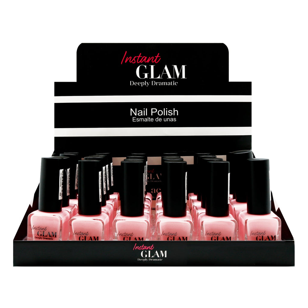 Instant Glam Deeply Dramatic Nail Polish Display 24pcs Set - ikatehouse