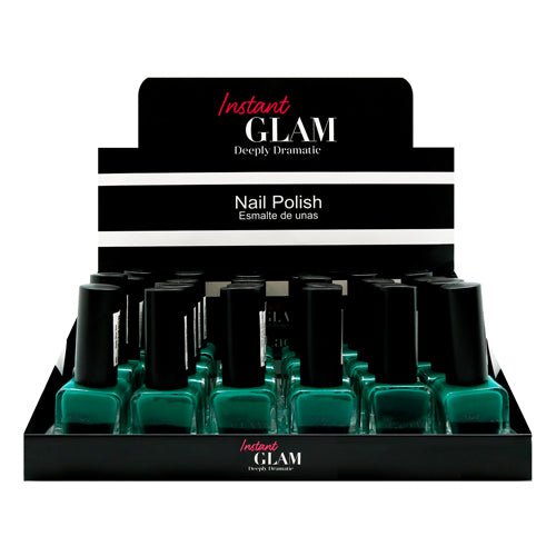 Instant Glam Deeply Dramatic Nail Polish Display 24pcs Set - ikatehouse