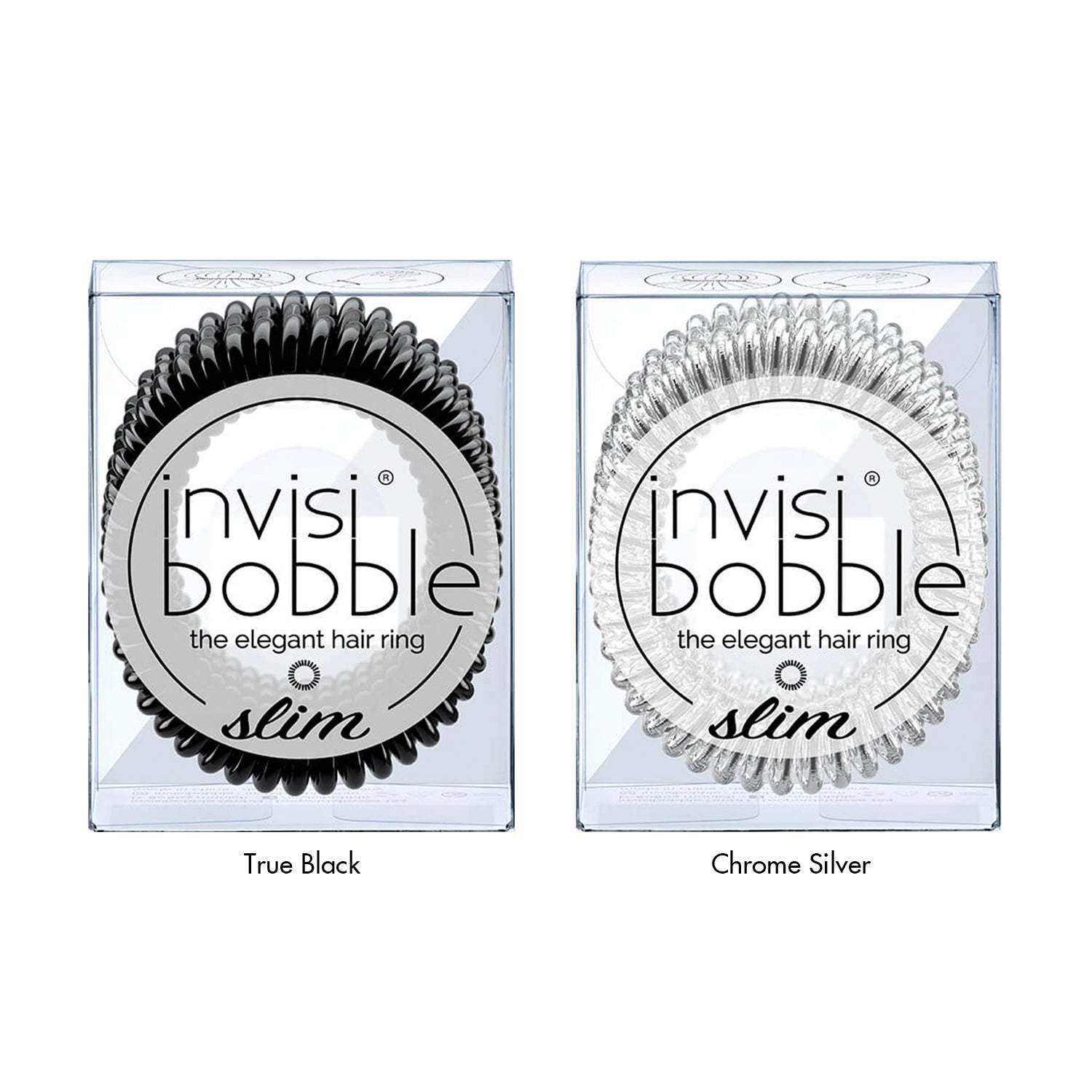 Invisibobble Hair Tie Slim Chrome Sweet Chrome 3 Units