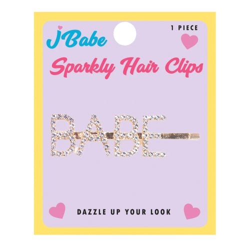 J Babe Sparkly Hair Clips - ikatehouse