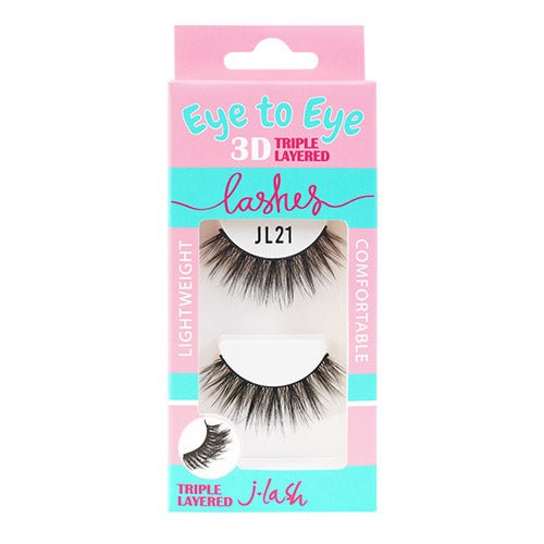 J Lash Eye To Eye 3D Triple Layered Lashes - ikatehouse