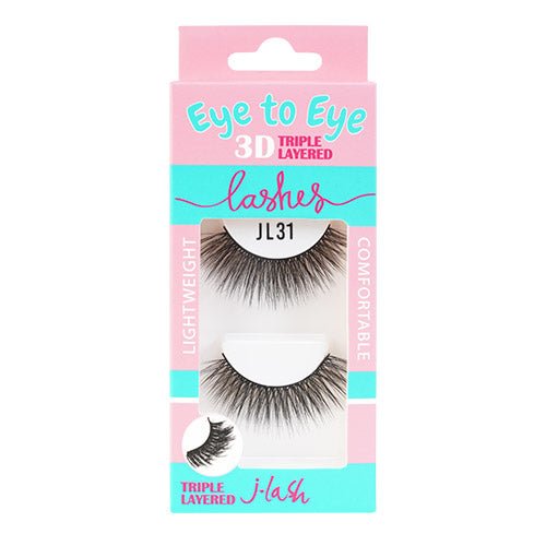 J Lash Eye To Eye 3D Triple Layered Lashes - ikatehouse