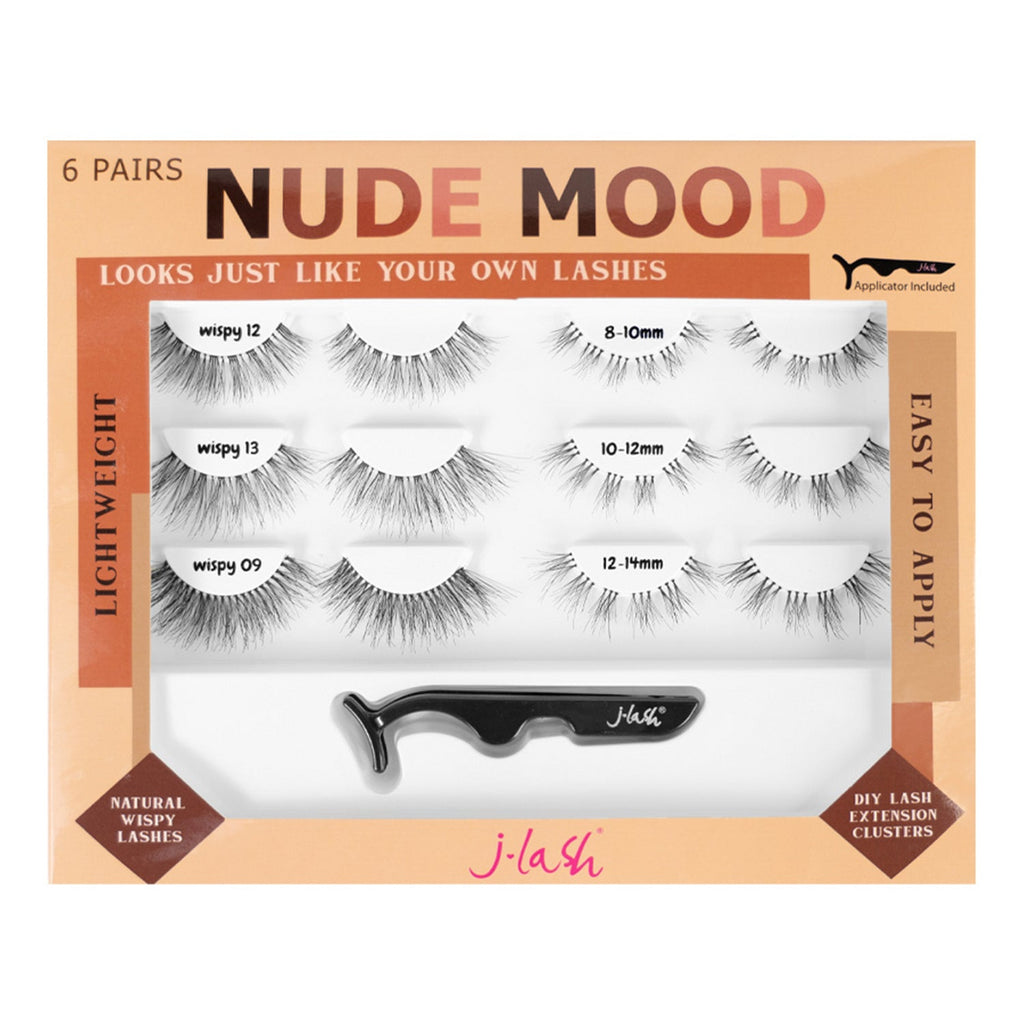 J Lash Nude Mood Looks Just Like Your Own Lashes 6 Pairs - ikatehouse