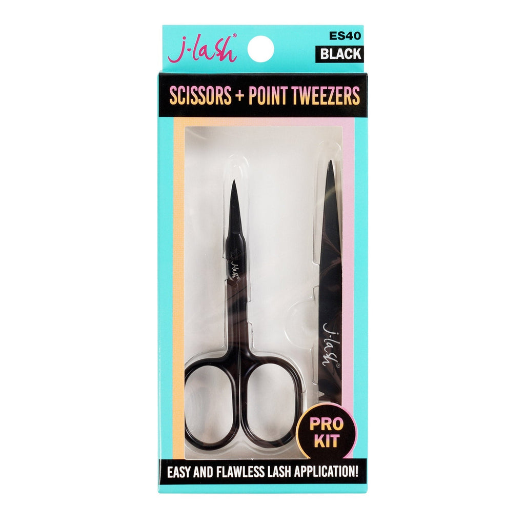 J Lash Pro Kit Scissor & Point Tweezer - ikatehouse