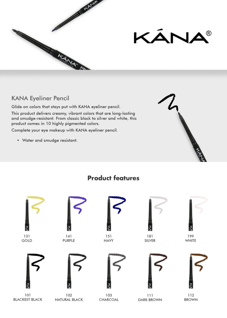 KANA Eyeliner Pencil - ikatehouse