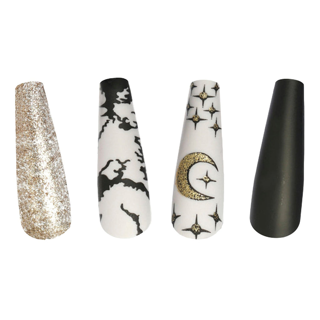 KANA Posh Mellow Level Up :) High Velocity Design 24 Nails - ikatehouse