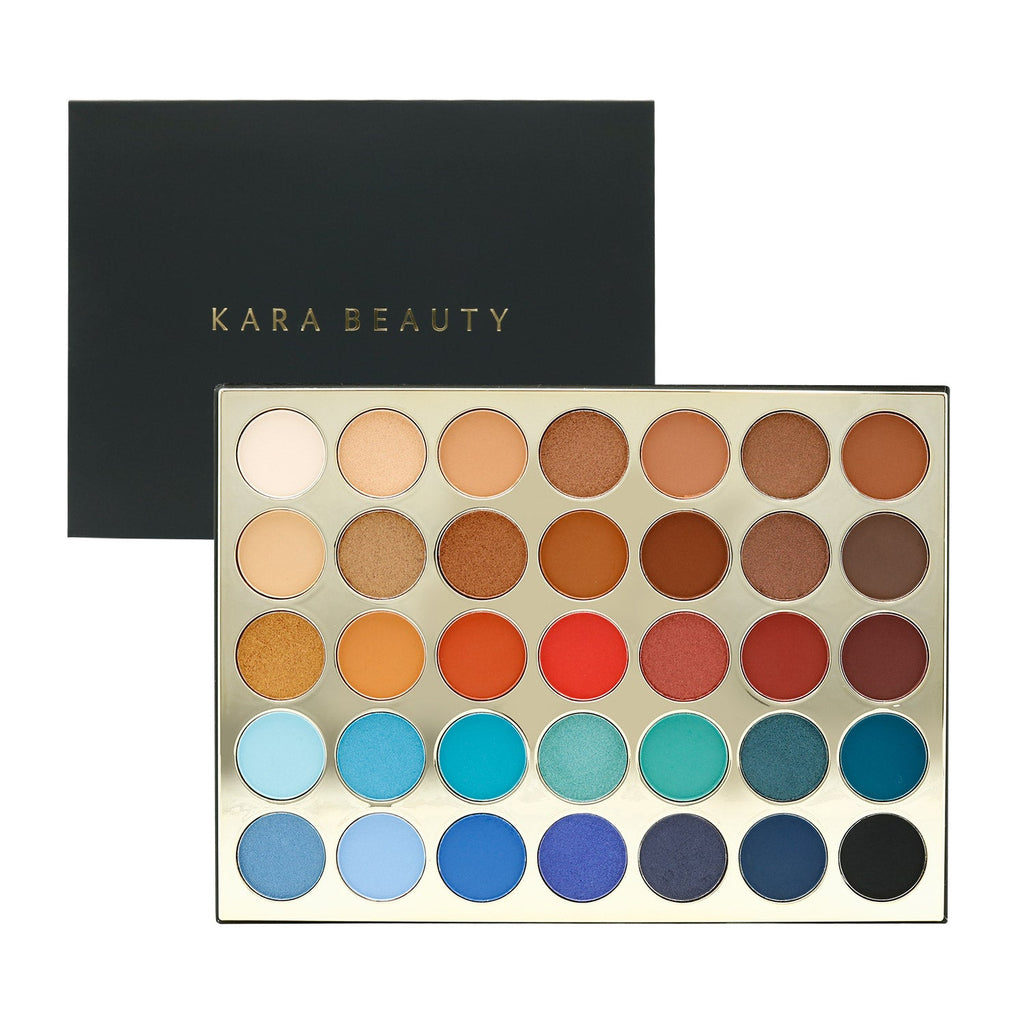 KARA BEAUTY Golden Tropics Eyeshadow Palette PRO2 - ikatehouse