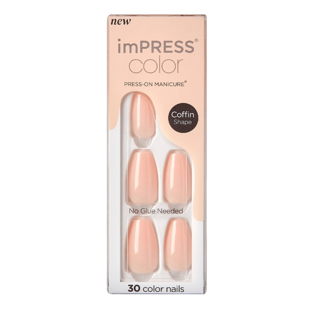 Kiss imPRESS Color Press-On Manicure 30 Nails - ikatehouse