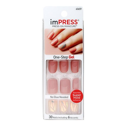 Kiss imPRESS Press-On One-Step Gel Manicure - ikatehouse