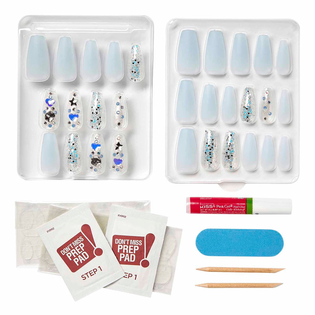 Kiss Majestic Nail Kit 30 Nails - ikatehouse