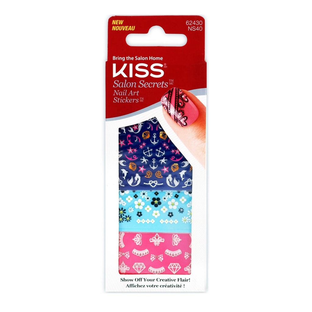 Kiss Salon Secrets Nail Art Stickers - ikatehouse