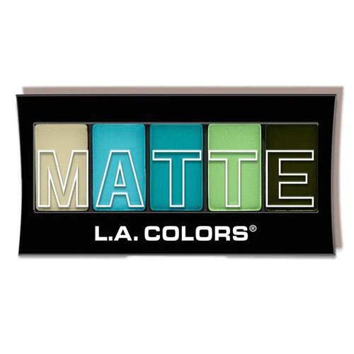 LA Colors 5 Color Matte Eyeshadow 0.25oz/7.1g - ikatehouse