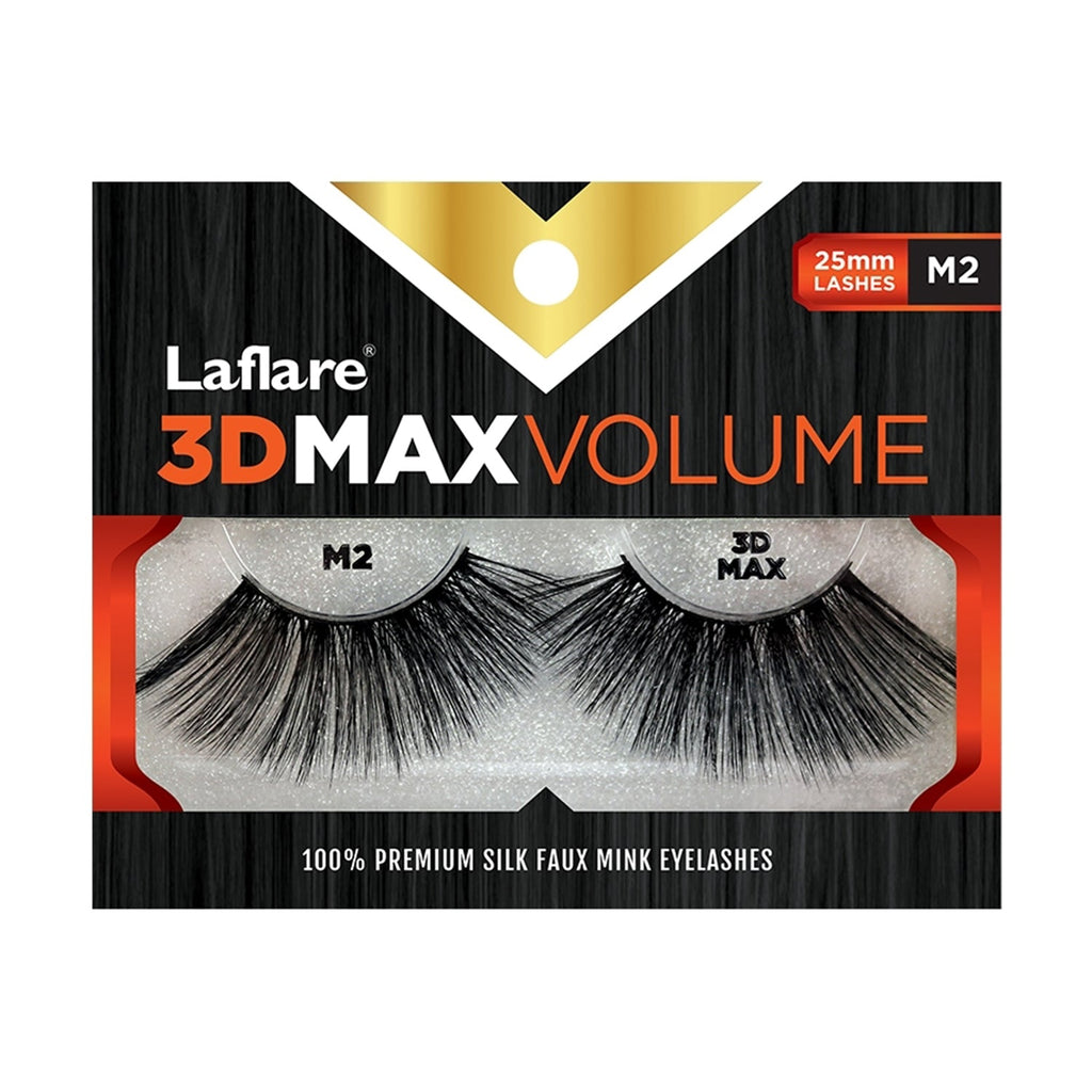 La Flare Silk Faux Mink 3D Max 100% Premium Silk Faux Mink 25mm Volume Eyelashes - ikatehouse