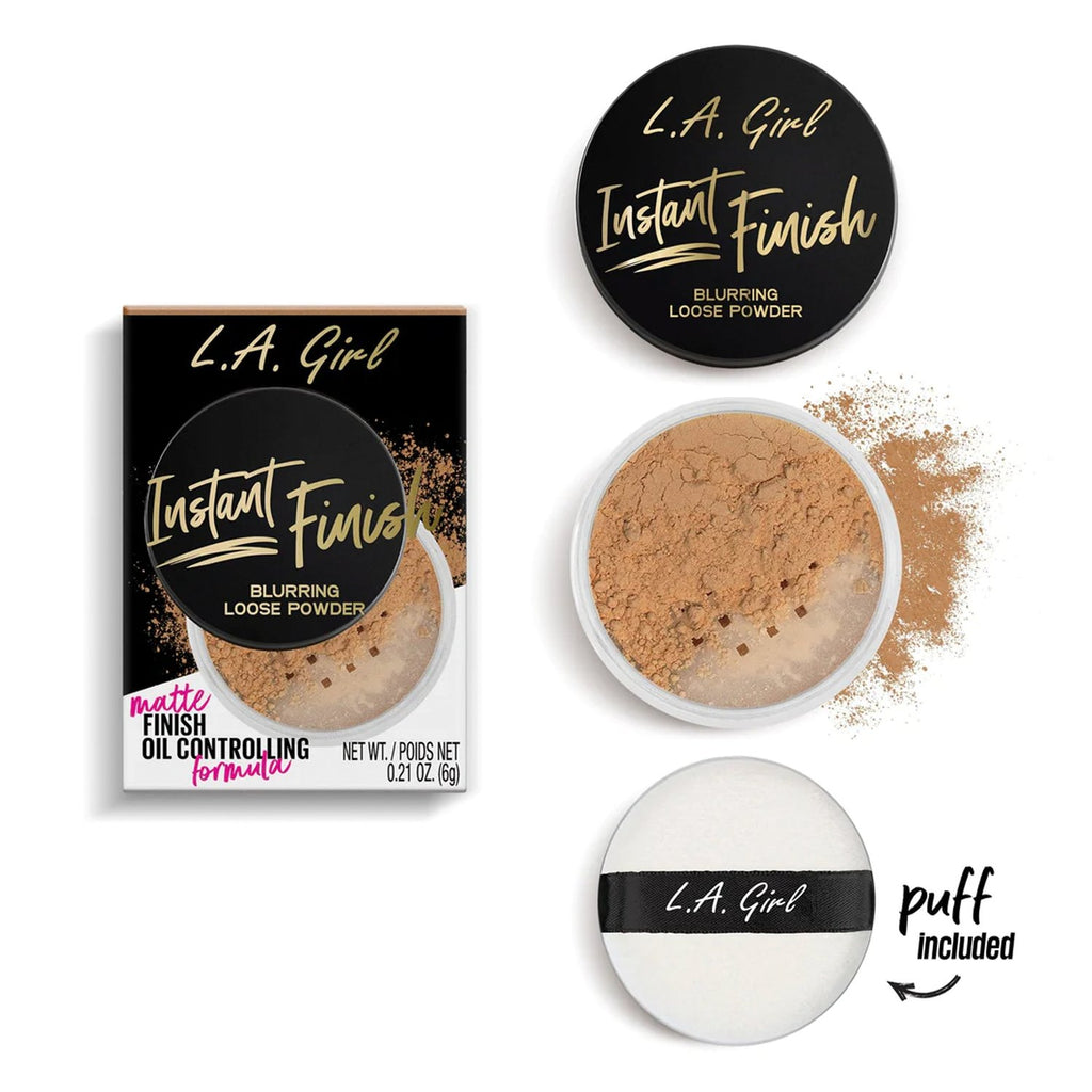 LA Girl Instant Finish Blurring Loose Powder 0.21oz/6g - ikatehouse