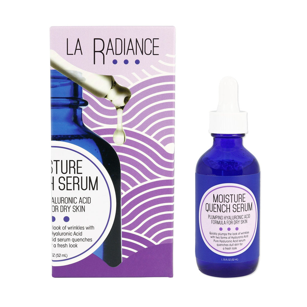 LA Radiance Moisture Quench Serum Plumping Hyaluronic Acid Formula for Dry Skin 1.75oz - ikatehouse