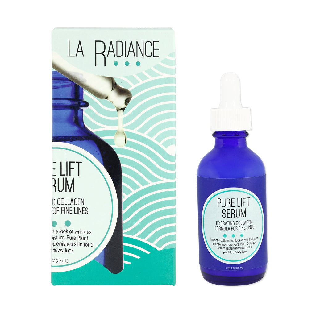 LA Radiance Pure Lift Serum Hydrating Collagen Formula for Fine Lines 1.75oz - ikatehouse