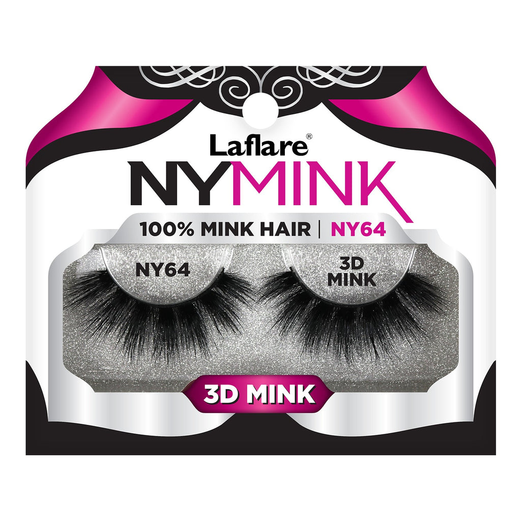 Laflare 100% 3D NY Mink Eyelash - ikatehouse