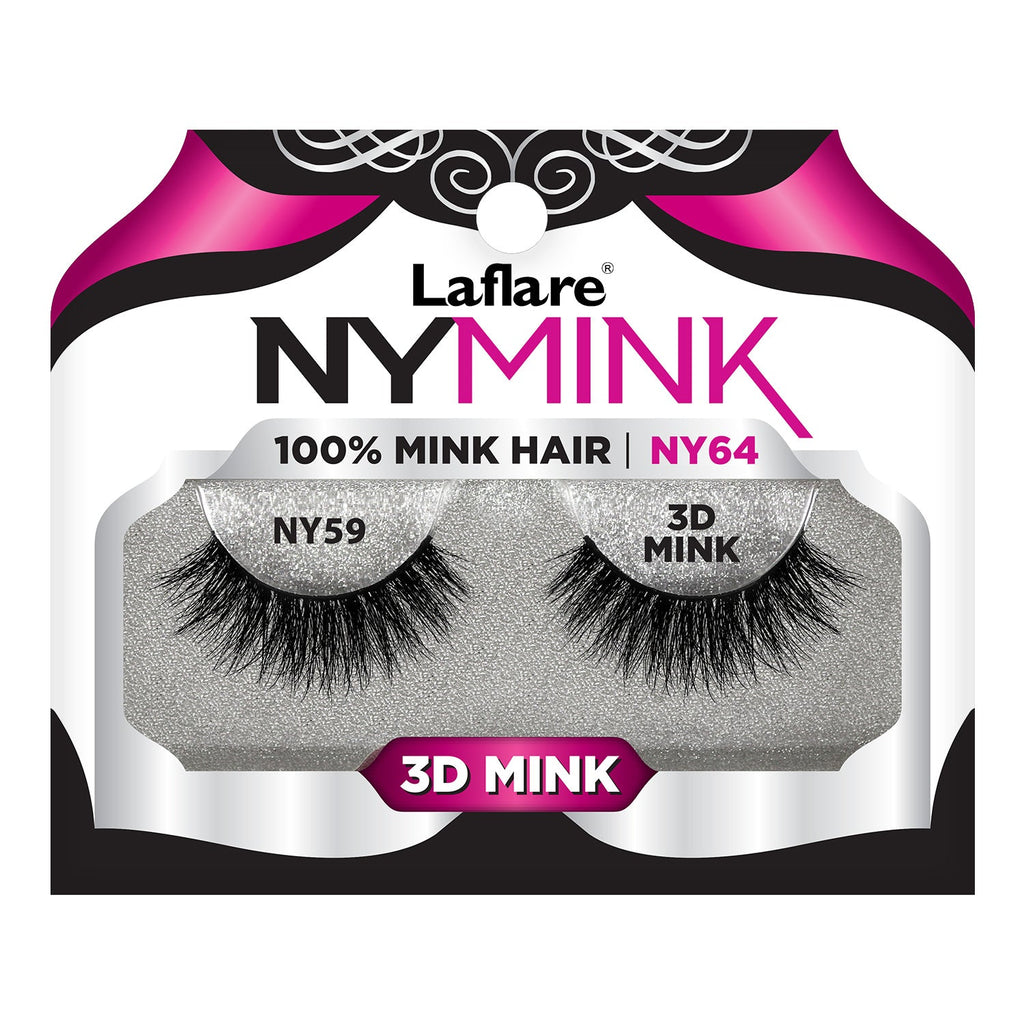 Laflare 100% 3D NY Mink Eyelash - ikatehouse
