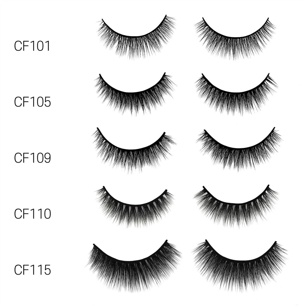 Laflare 3D Cashmere Eyelashes Value Pack 5 Pairs - ikatehouse