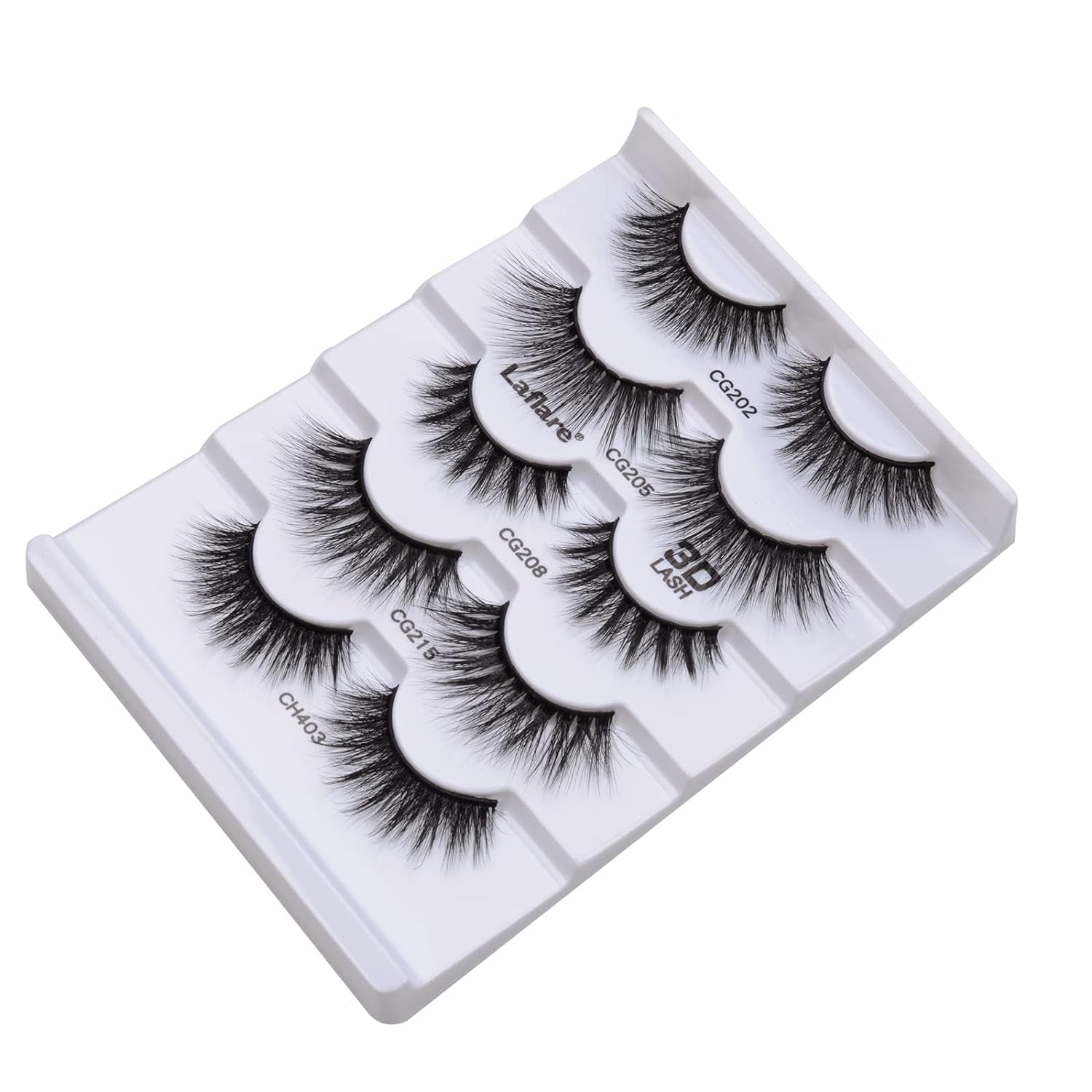 Laflare 3D Cashmere Eyelashes Value Pack 5 Pairs – ikatehouse