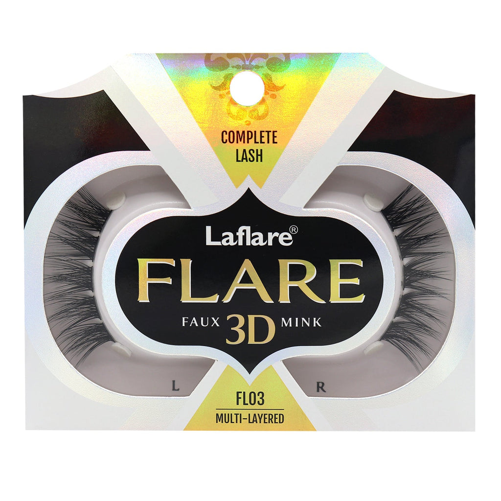 Laflare 3D Faux Mink Flare Complete Lash - ikatehouse