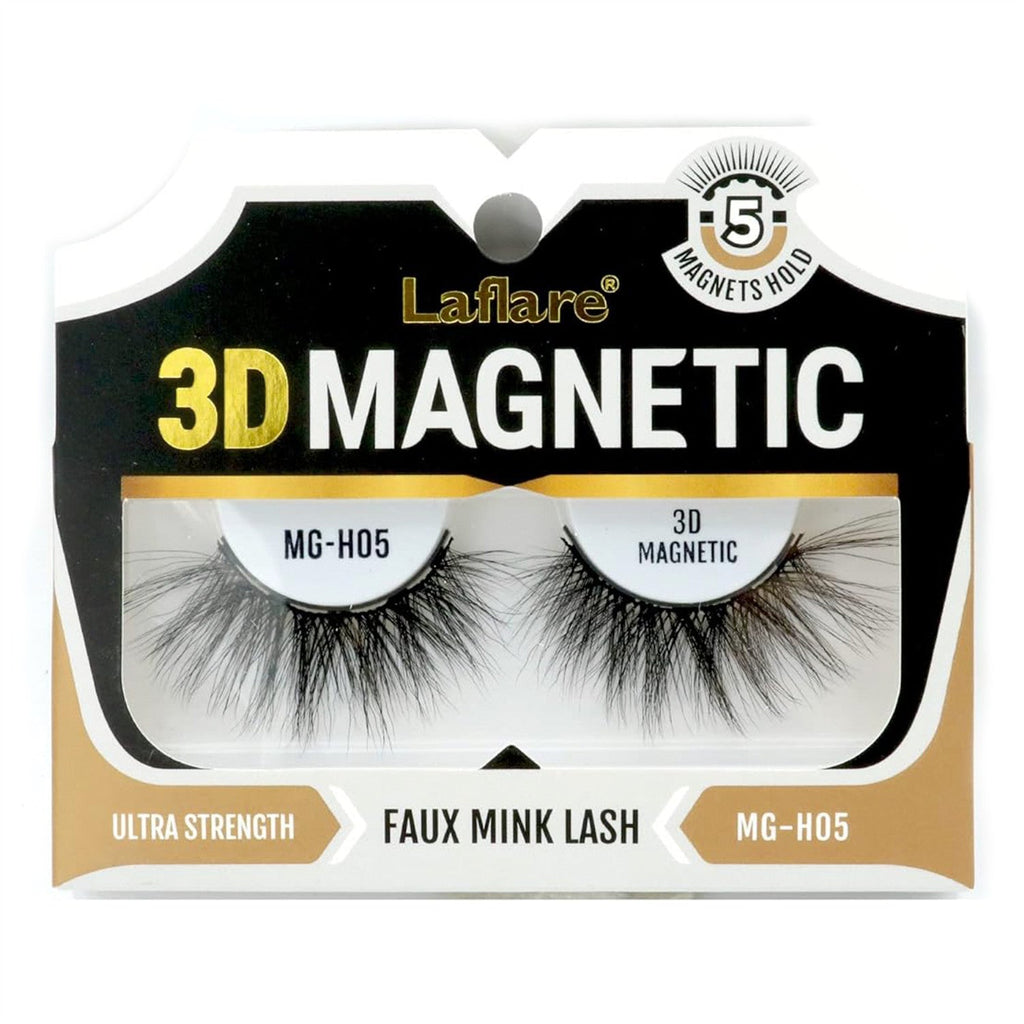 Laflare 3D Faux Mink Magnetic Eyelashes - ikatehouse